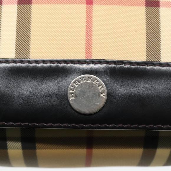 BURBERRY Nova Check Shoulder Bag PVC Beige Auth hk1702 - Picture 14 of 16